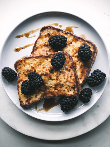 Blackberry Glazed French Toast