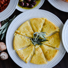 Baked Parmesan Polenta with White Truffle Oil